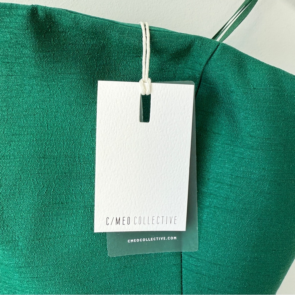 NWT C/MEO COLLECTIVE Making Waves Strapless Dress | Sz L - Picture 11 of 13
